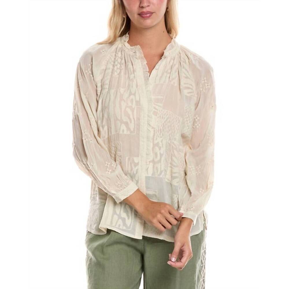 NEW JOHNNY WAS molli jaga blouse in shell